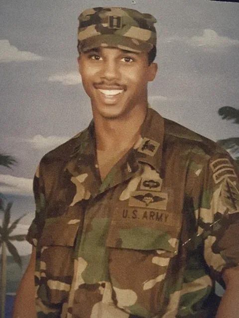 Brian Scott Smith as a young U.S. Army special operations captain