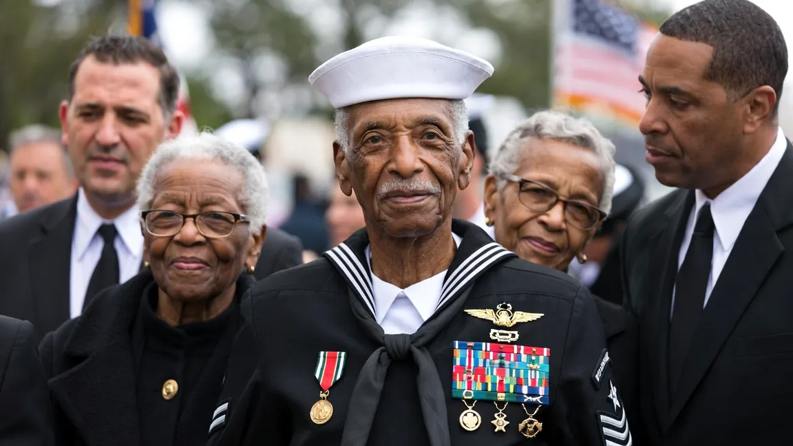 A veteran surrounded by family who stayed close (representative image)